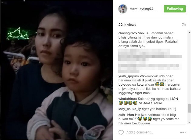 Ayu Dibully Gara-Gara Harimau