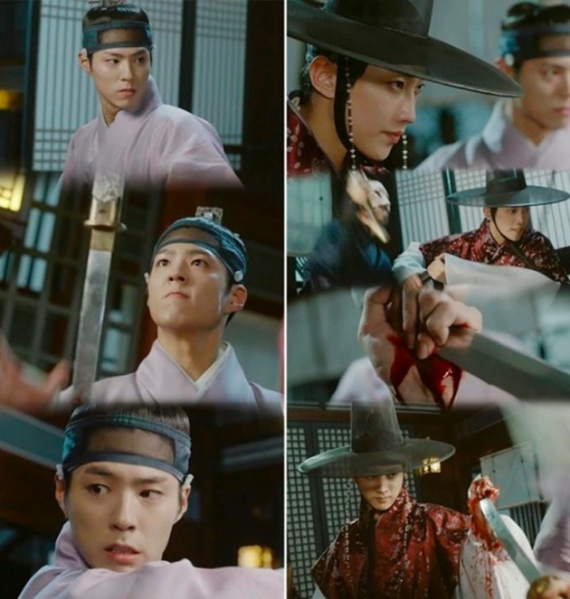 Adegan Action Park Bo Gum dan Jinyoung di 'Love in the Moonlight' Eps 12