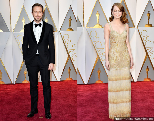 Masuk 14 Nominasi, Fashion Emma Stone dan Ryan Gosling Paling Disorot