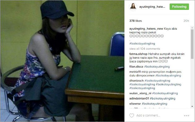 Ayu Ting Ting Kena Razia?