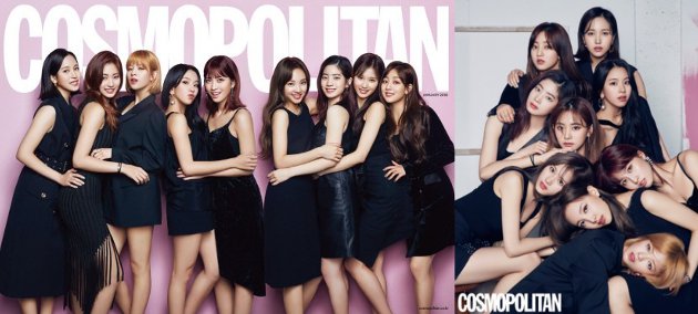 Tampil Makin Dewasa, Cantiknya Twice Pakai Dress Hitam di Pemotretan Ini