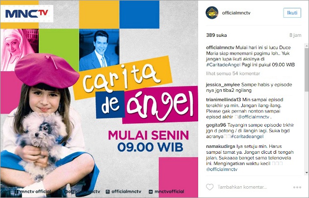 'Carita de Angel' Tayang Perdana, Ini Harapan Penggemar