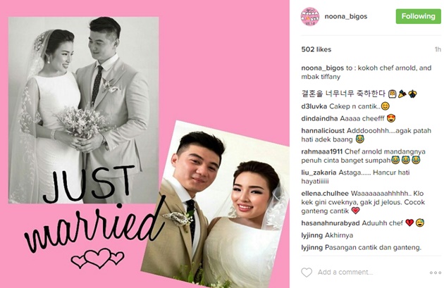 Resmi Nikah, Foto Chef Arnold Tatap Istri Ini Bikin Fans 