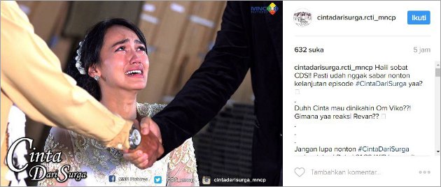 Berurai Air Mata, Cinta Terpaksa Menikah dengan Viko di 'Cinta dari Surga'?