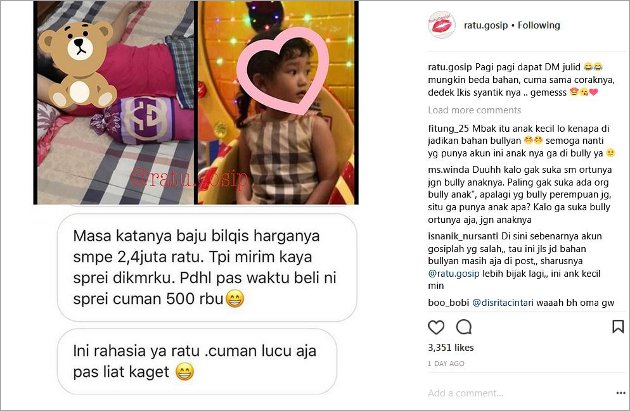 baju putri ayu ting ting dibully mirip motif seprei fans baju putri ayu ting ting dibully mirip motif seprei fans