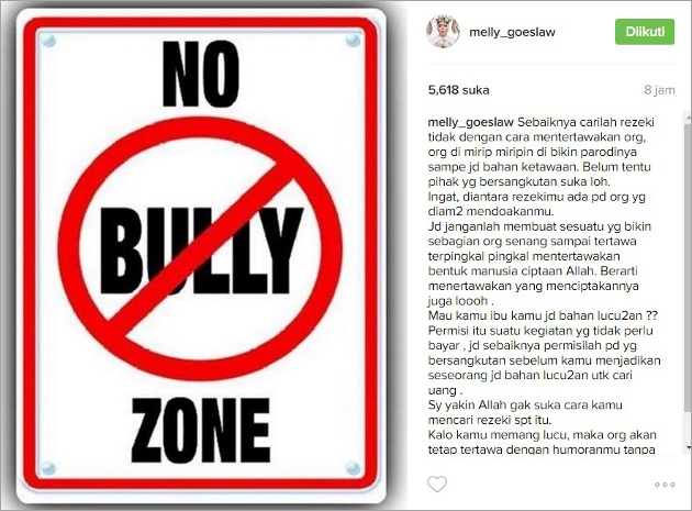 Melly Goeslaw Curhat Panjang