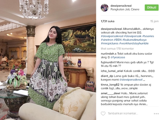 Depe Selesai Syuting 'Bukan siti Nurbaya'