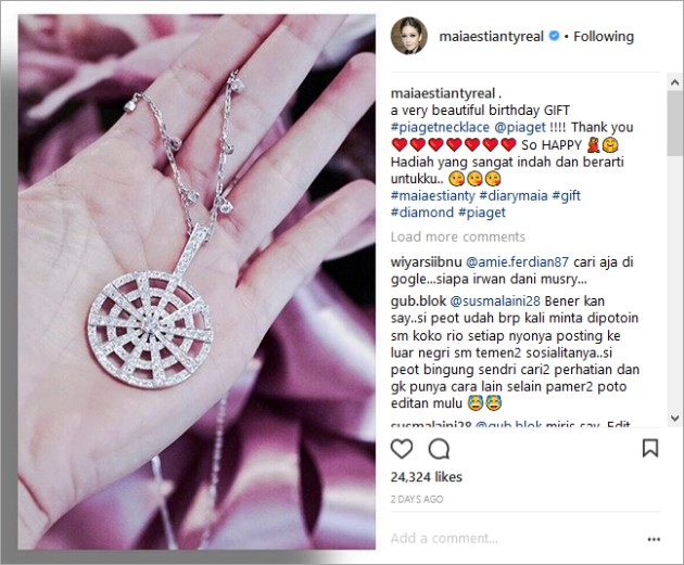 Kado Ultah Maia Estianty