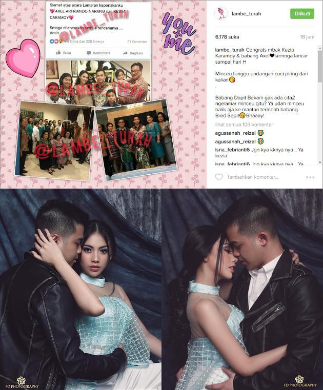 Dilamar Pacar Kaya, Kezia Karamoy Seksi Imut di Foto Pre