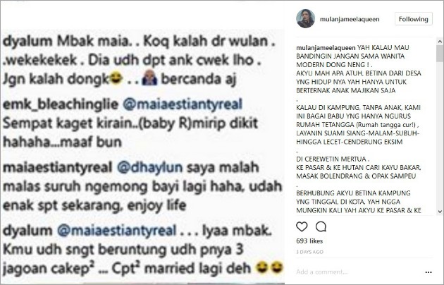 Jawaban mengejutkan dari Maia