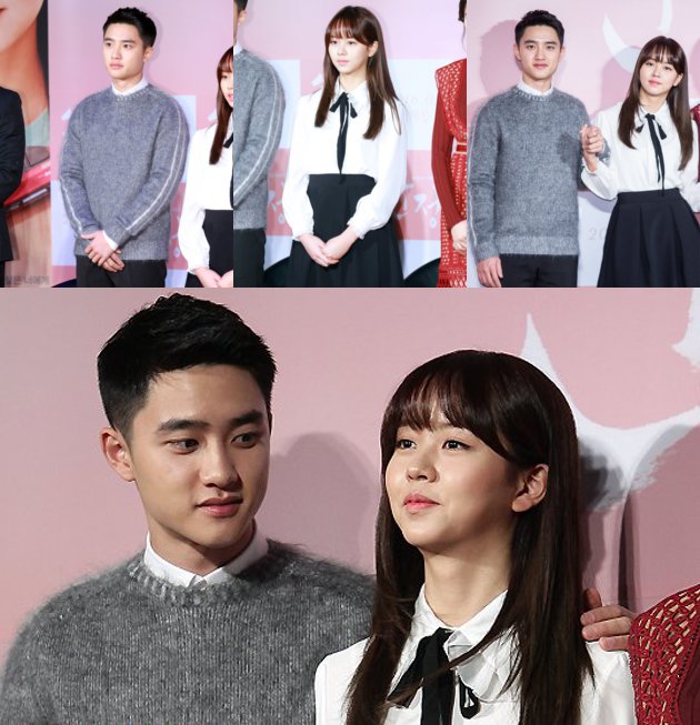 D.O. EXO Gandeng Mesra Kim So Hyun di Konferensi Pers Film 'Pure Love'