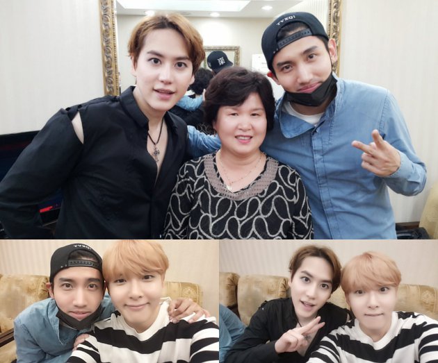 Dukung Kyuhyun, Ryeowook-Changmin Kompak Tonton Musikal 'Mozart'