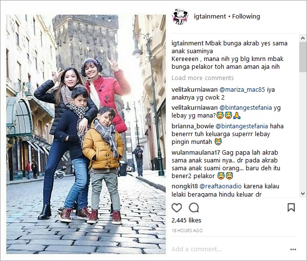 Dulunya Dihujat Pelakor Bunga Zainal Makin Akur dengan Dulunya Dihujat Pelakor Bunga Zainal Makin Akur dengan