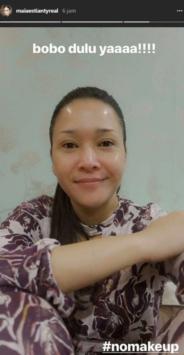 Maia Estianty Mau Tidur