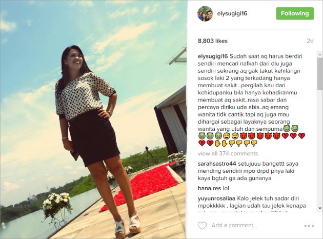 Ely Sugigi Siap Ceraikan Ferry?