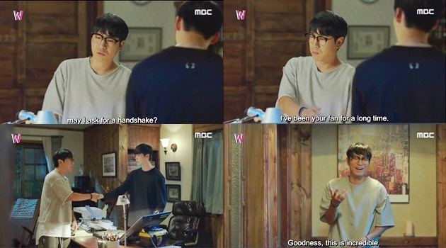 Park Soo Bong Fanboy' Lee Jong Suk di 'W' Eps 12