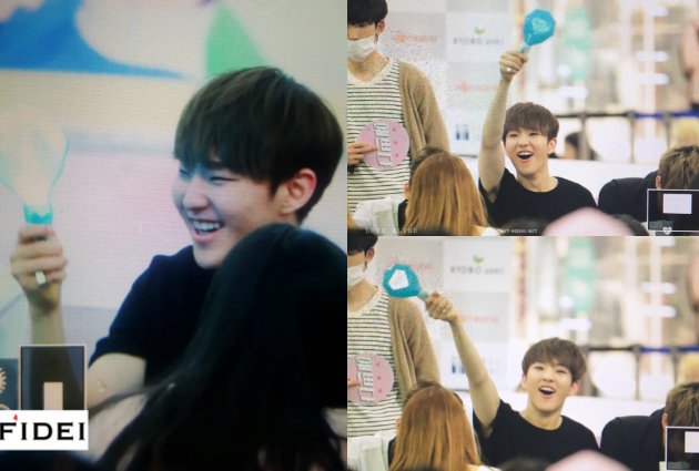 Fans Berat, Hoshi Seventeen Girang Dapat Lightstick SHINee 