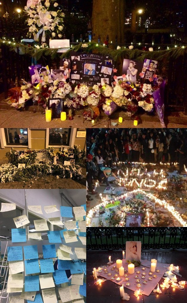 Fans dari Berbagai Negara Lakukan Penghormatan Terakhir Untuk Jonghyun SHINee Seperti Ini