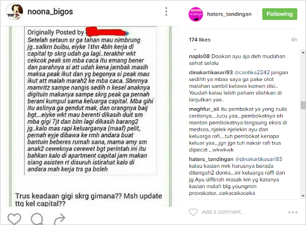 Pembelaan Fans Fanatik Ayu Ting Ting