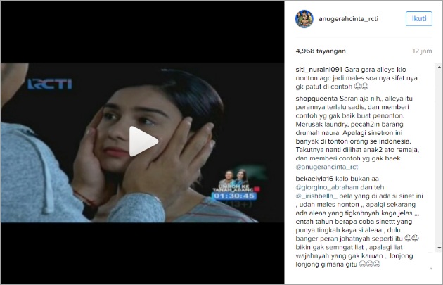 Michella Putri Bikin Fans Malas Nonton 'Anugerah Cinta'
