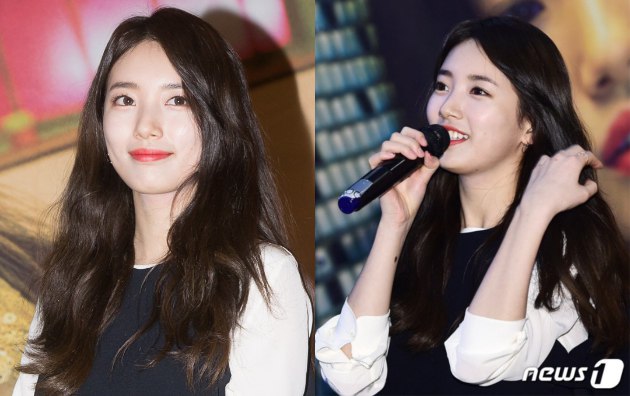 Hadiri Fansign 'Yes?No?', Suzy Cantik Dengan Dress Hitam Putih Ini