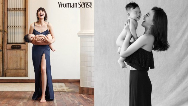 Foto Bareng Bayi, Imej Keibuan Buat Jung Joo Ri Makin Seksi