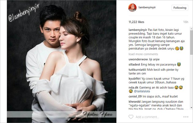 Mesra di Pemotretan Bak Foto Prewedding, Cassandra Lee 