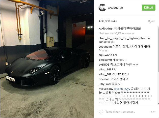 Pamer Mobil  Rp 5 6 Miliar G  Dragon  Disindir Mampu Beli 