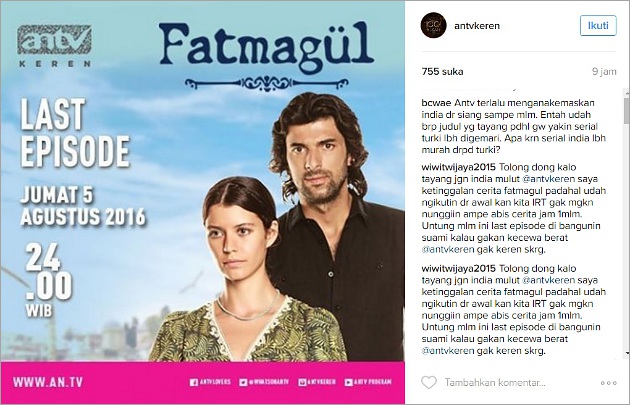 Gak Rela 'Fatmagul' Mendadak Tamat, Fans Salahkan 'Uttaran' cs