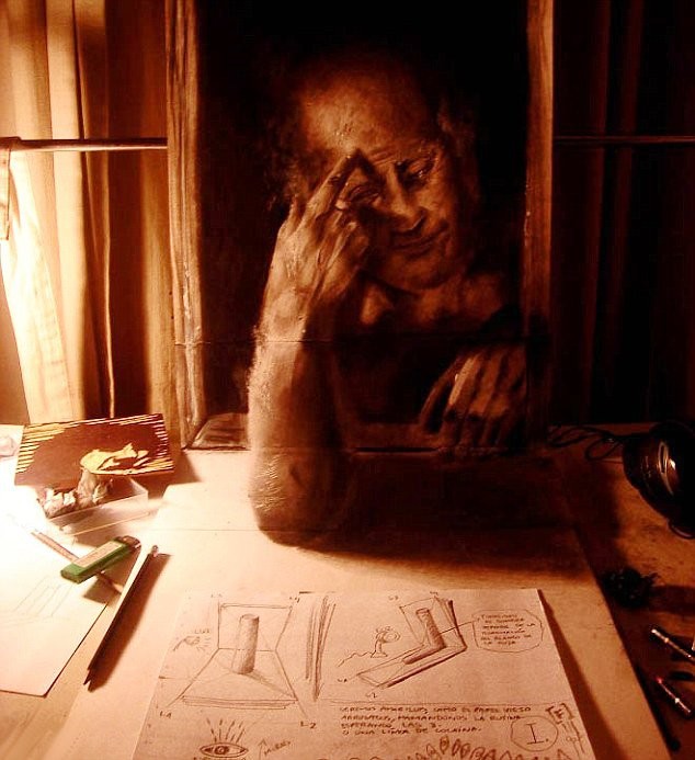 Gambar 3D Terlihat Seperti Muncul dari Kertas