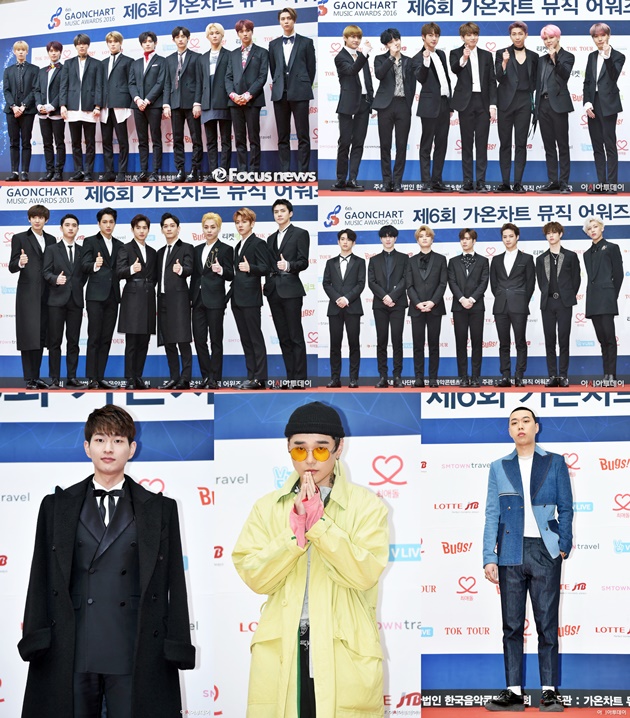 Red Carpet Gaon Boy Grup