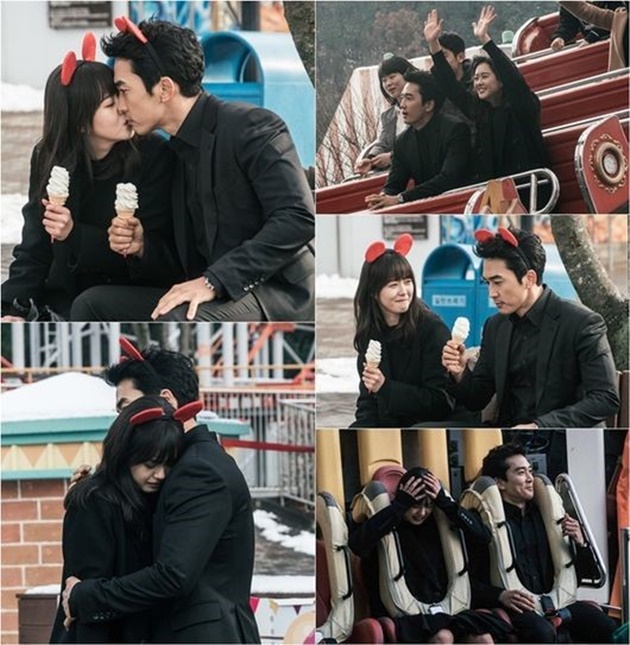 Go Ara Cium Song Seung Heon Lagi di 'Black'