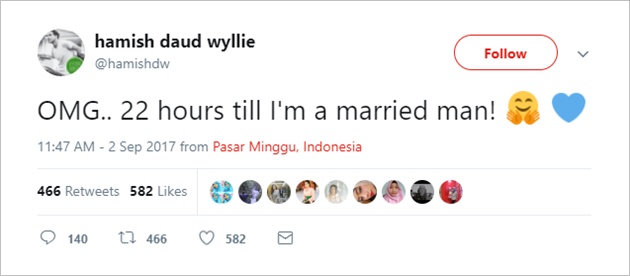 Hamish Daud Tak Sabar Nantikan Pernikahan Bersama Raisa
