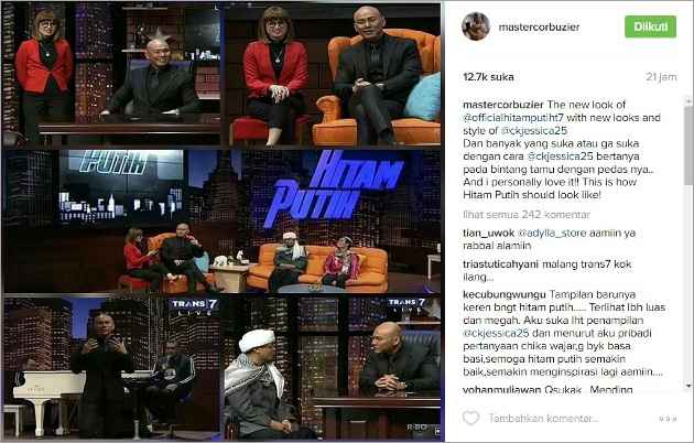 Deddy Corbuzier Bela Chika 'Hitam Putih' Tampil Baru