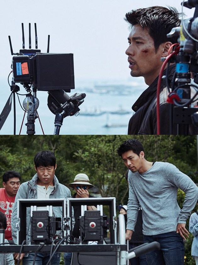 Seriusnya Hyun Bin Syuting Film 'Cooperation'
