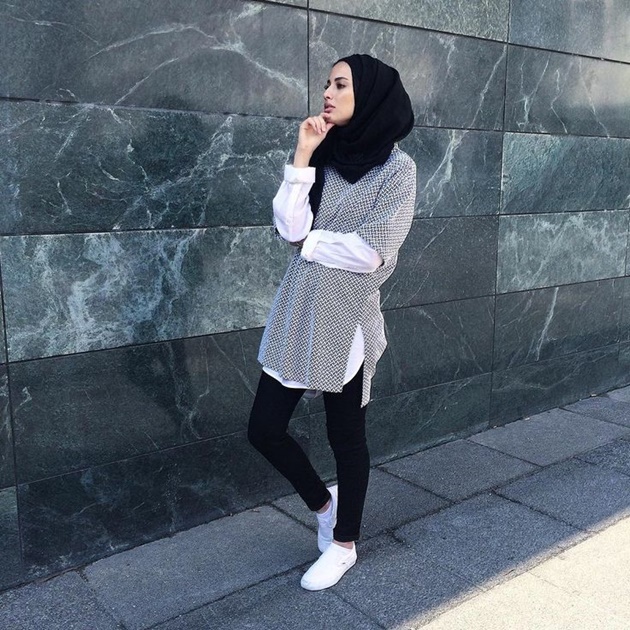 hijabers kasual ke kampus