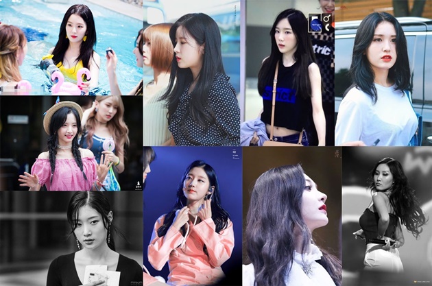 Deretan Idol Cantik Ini Disebut Makin Karismatik dengan Rambut Hitam, Siapa Saja?