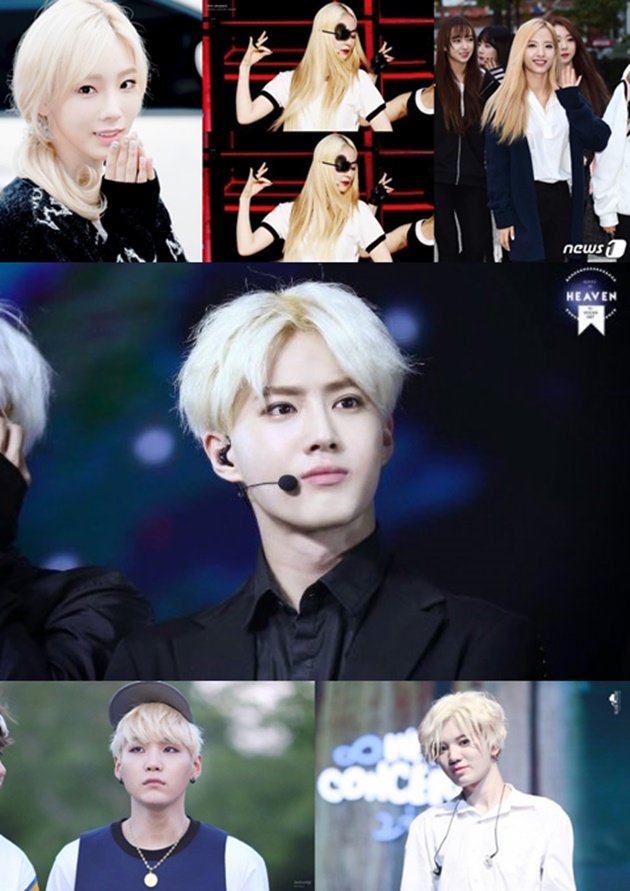 Idol Cocok Berambut Blonde