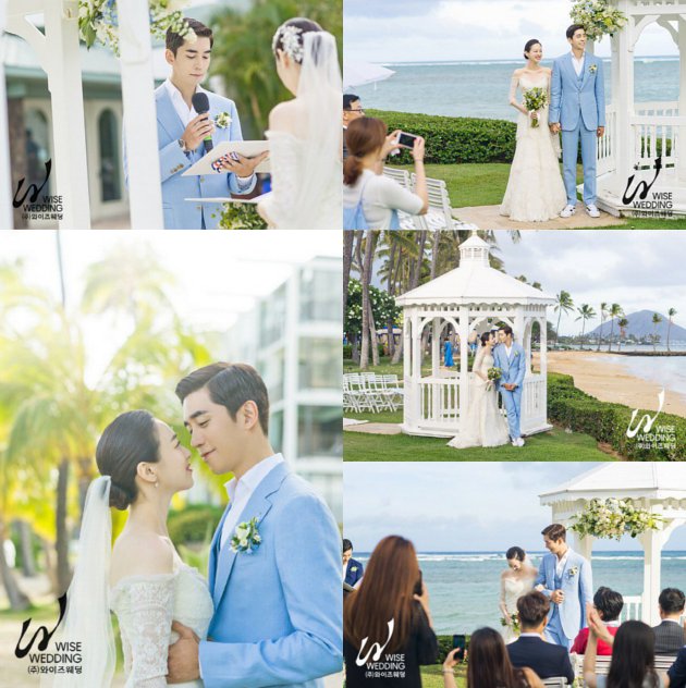 Intip Romantisnya Foto Pernikahan Shin Sung Rok Man From The Star Di Tepi Pantai