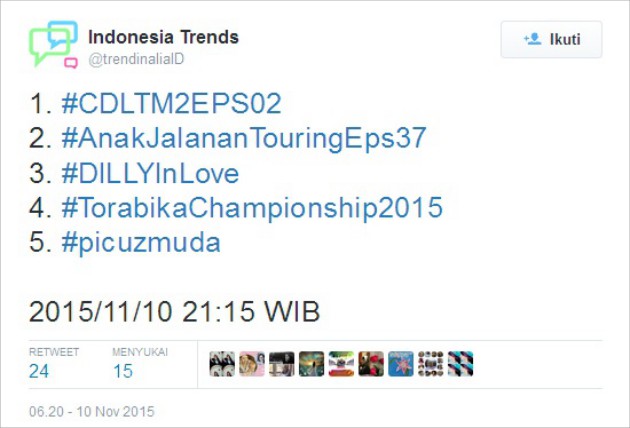 CDLTM trending topik