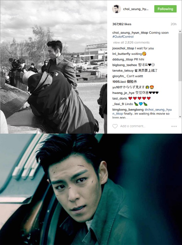 Jelang Diputar di Korea, T.O.P Rajin Promo 'Out of Control'