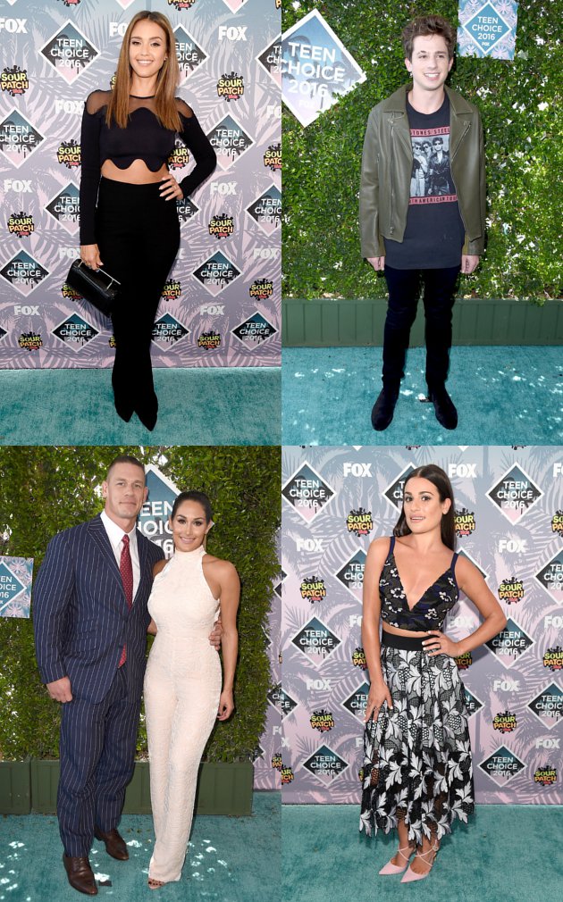 Jessica Alba Serba Hitam, Charlie Puth Kasual di Teen Choice Awards 2016