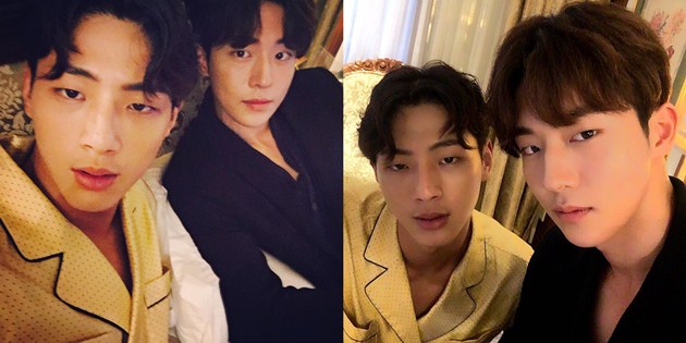 Ji Soo-Nam Joo Hyuk di Jumpa Pers 'Scarlet Heart'