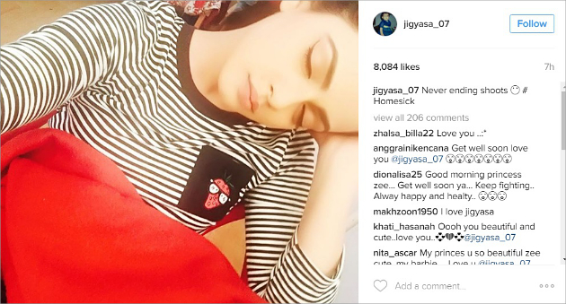 Syuting 'Thapki' Tak Ada Habisnya, Jigyasa Singh Akui Homesick