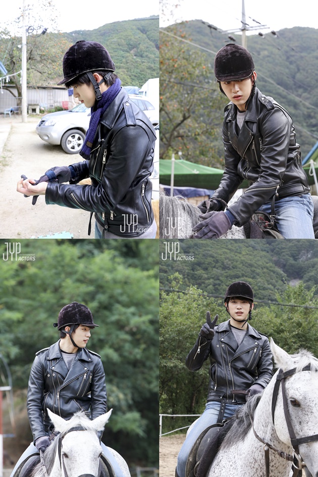Gantengnya Jinyoung GOT7 Latihan Berkuda Demi 'Legend of the Blue Sea