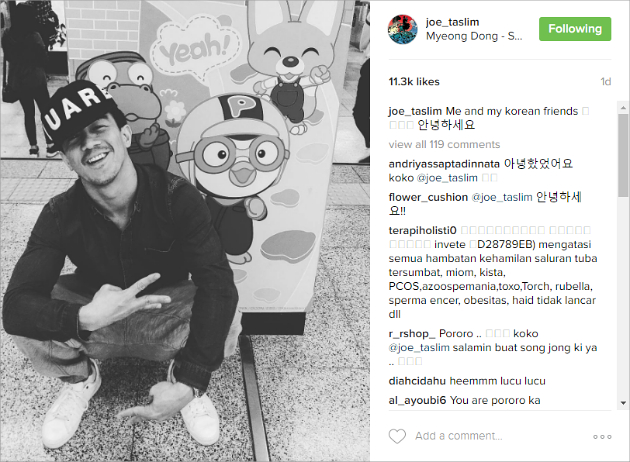 Joe Taslim Masih Berada di Korea
