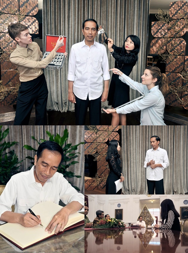 patung lilin jokowi
