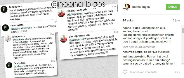 Jupe Diprotes Fans Ayu