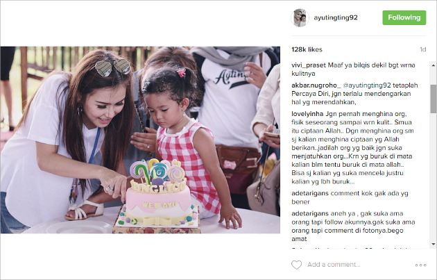 Ayu Ting Ting Salah Grammar?