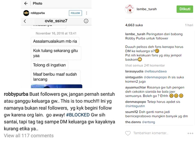 Robby Purba Ngamuk Gara-Gara Sifat Tak Beretika Fans Ayu ...